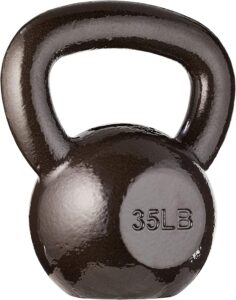 Amazon Basics Cast Iron Kettlebell (35lbs)